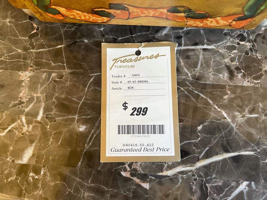 Decorative Accent Box 10W X 7D X 13H Retails $299 [Photo 6]