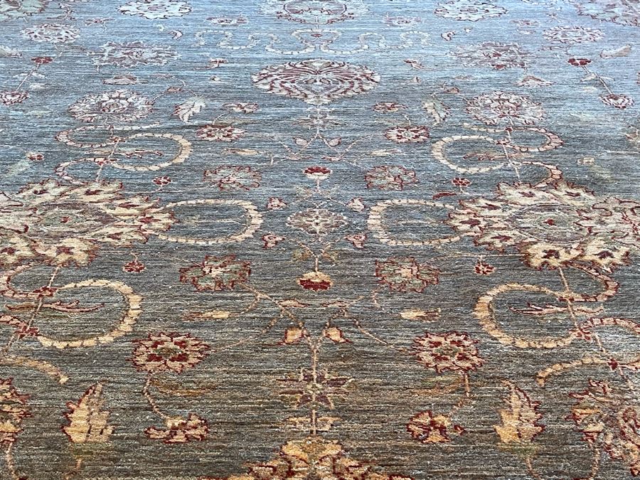 JUST ADDED - Large Hand Knotted Persian Area Rug Made In Pakistan 14’ X 10’3” [Photo 19]