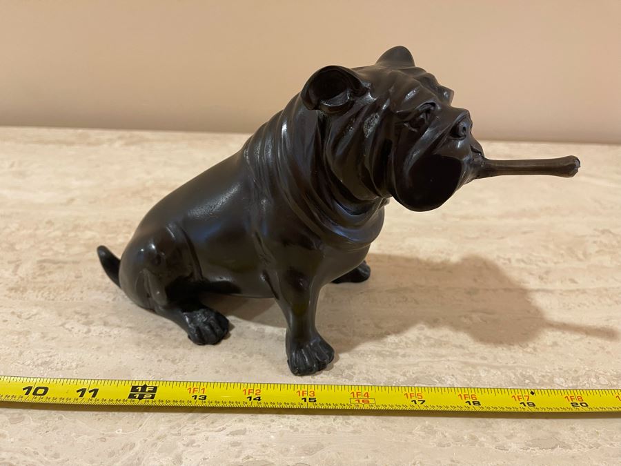 JUST ADDED - Metal Bulldog Figurine 9W [Photo 3]