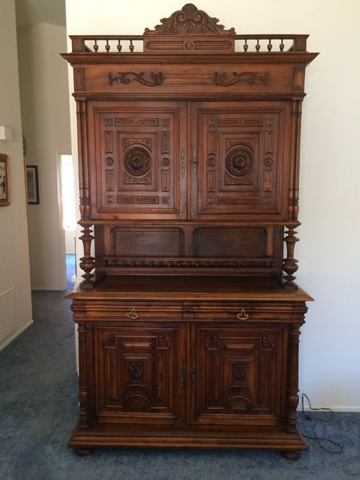 Victorian Buffet, Carved, Excellent