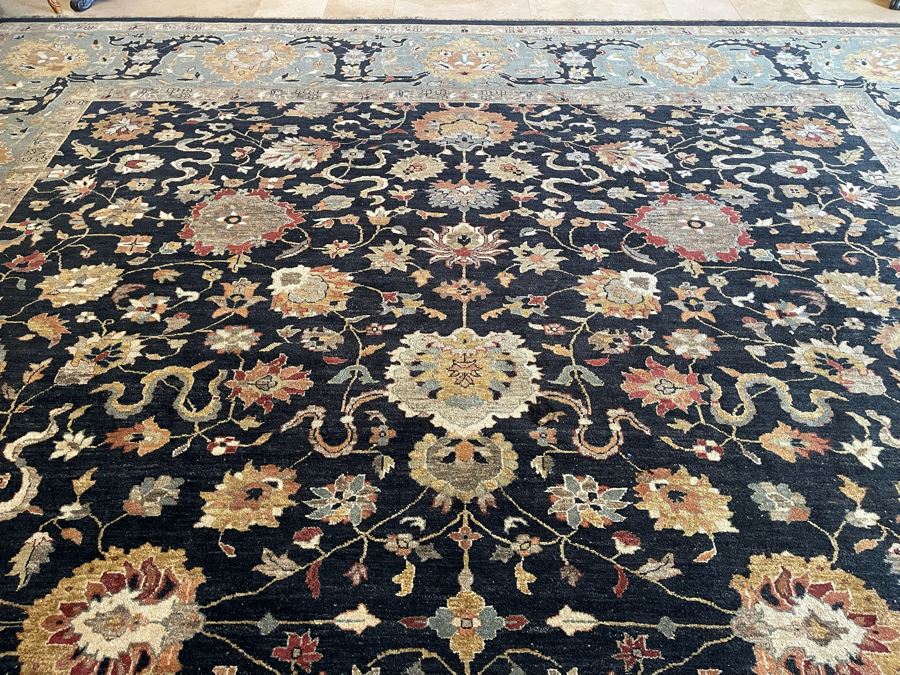JUST ADDED - Large Hand Knotted Persian Area Rug 17’ X 13’5” [Photo 11]