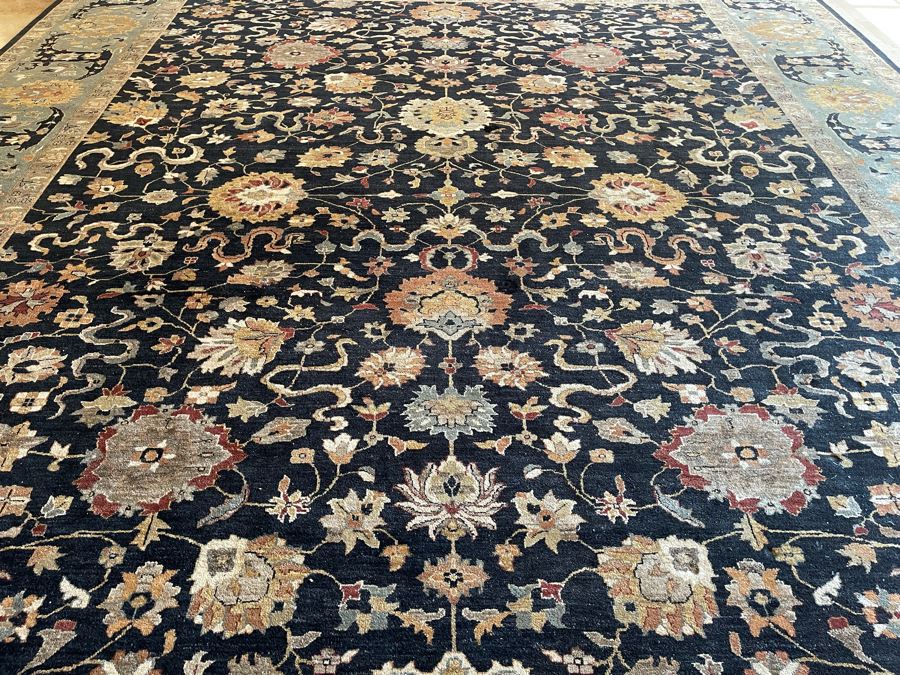 JUST ADDED - Large Hand Knotted Persian Area Rug 17’ X 13’5” [Photo 8]