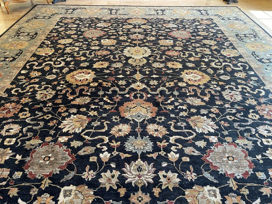 JUST ADDED - Large Hand Knotted Persian Area Rug 17’ X 13’5” [Photo 9]