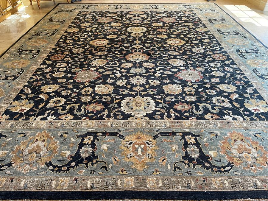JUST ADDED - Large Hand Knotted Persian Area Rug 17’ X 13’5” [Photo 5]