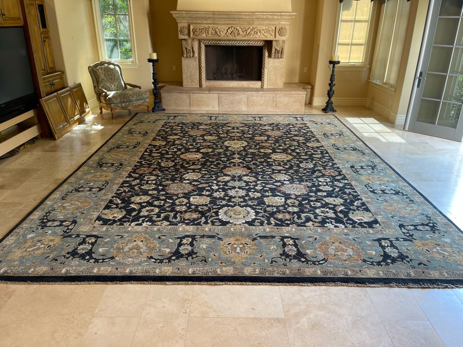 JUST ADDED - Large Hand Knotted Persian Area Rug 17’ X 13’5” [Photo 4]