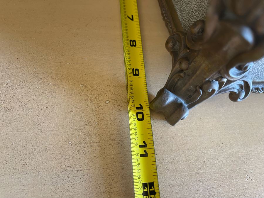 JUST ADDED - Heavy Ceramic And Metal Decorative Box By Castilian 15W X 10D X 11H [Photo 11]