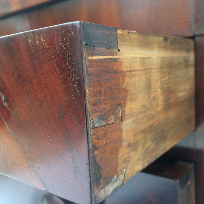 Empire Two Drawer Sewing Stand, Mahogany. [Photo 15]