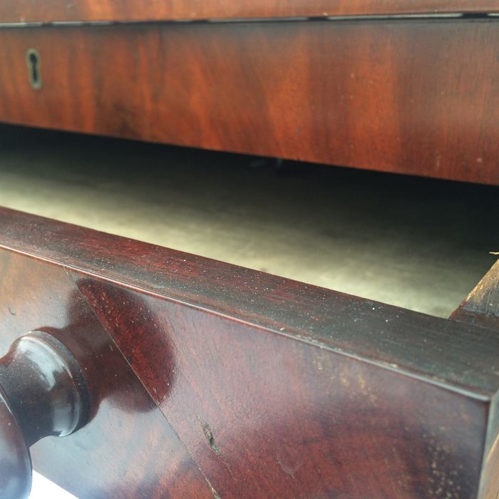 Empire Two Drawer Sewing Stand, Mahogany. [Photo 16]