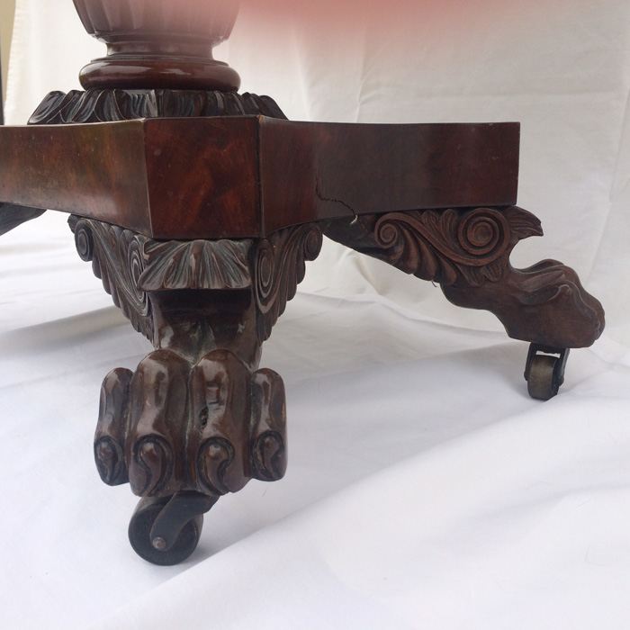 Empire Two Drawer Sewing Stand, Mahogany. [Photo 9]