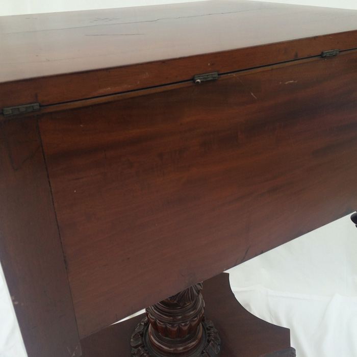 Empire Two Drawer Sewing Stand, Mahogany. [Photo 25]
