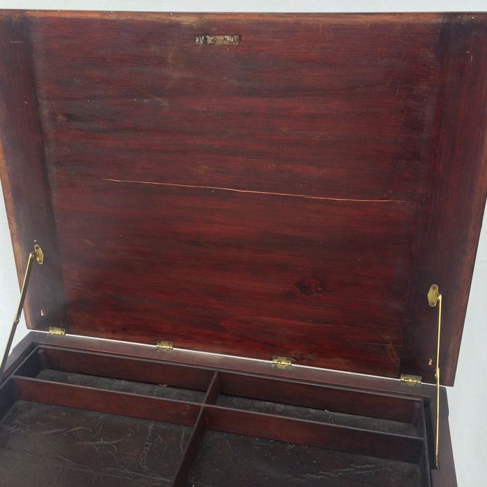 Empire Two Drawer Sewing Stand, Mahogany. [Photo 22]