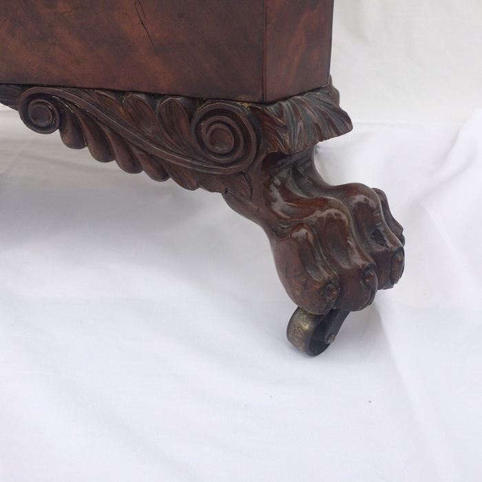 Empire Two Drawer Sewing Stand, Mahogany. [Photo 8]