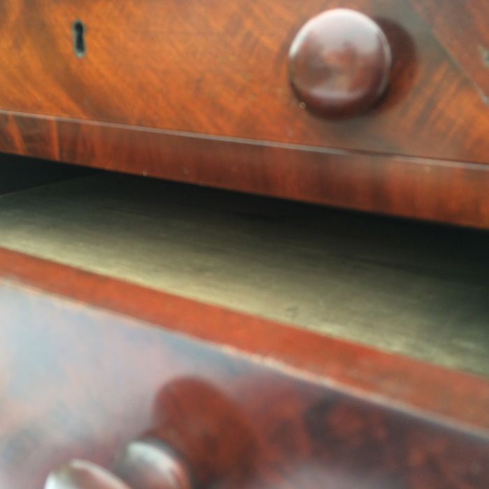 Empire Two Drawer Sewing Stand, Mahogany. [Photo 14]