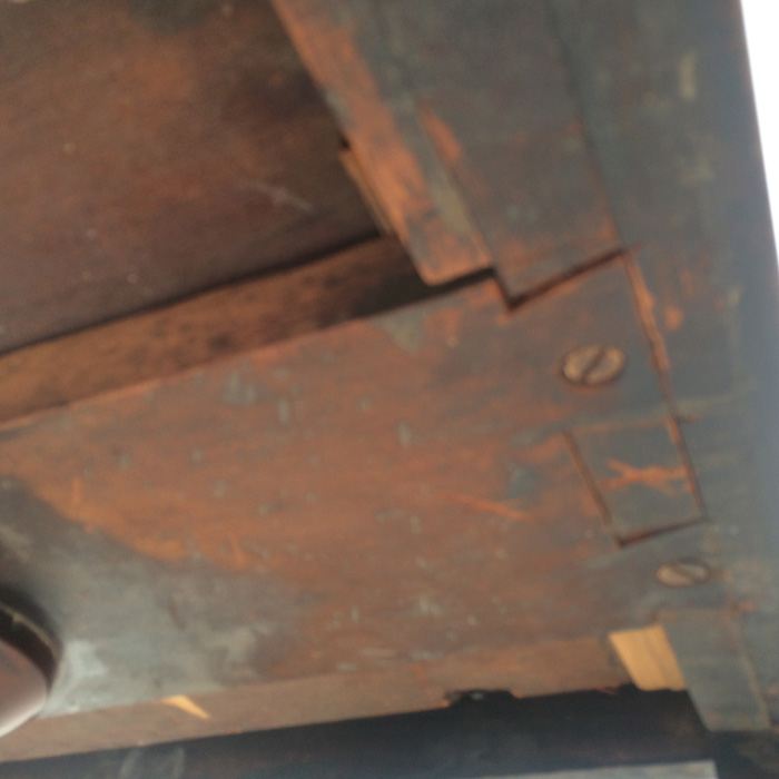 Empire Two Drawer Sewing Stand, Mahogany. [Photo 11]