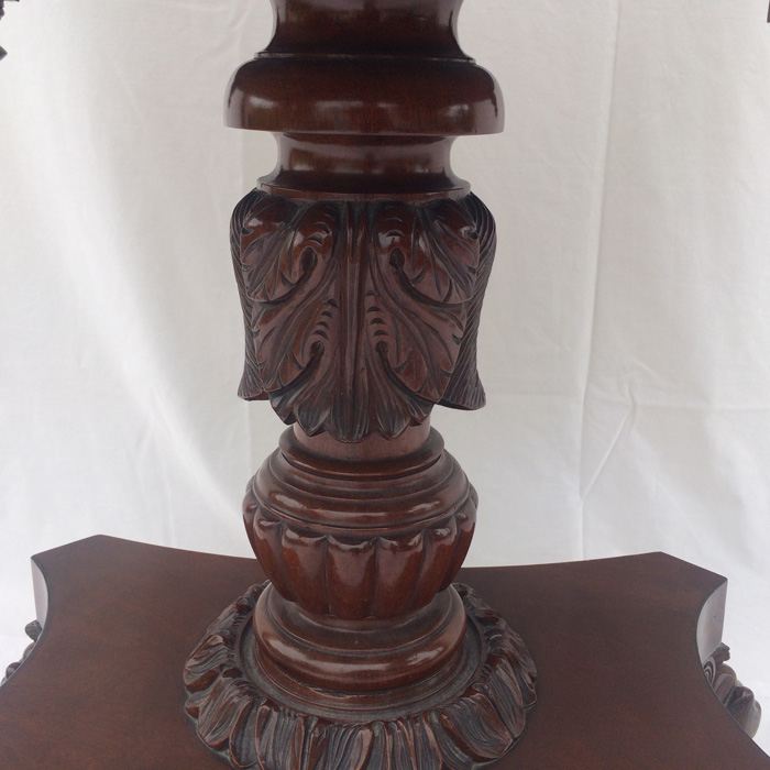 Empire Two Drawer Sewing Stand, Mahogany. [Photo 6]