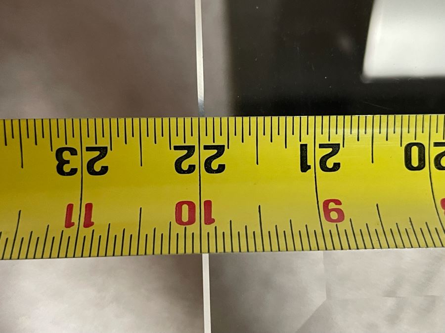 JUST ADDED - Contemporary Metal And Glass Side Table 22W X 24D X 24H [Photo 6]