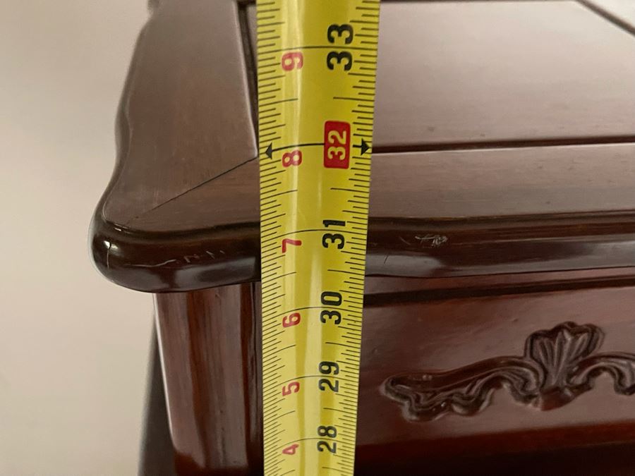 JUST ADDED - Chinese Wooden Fern Stand 12W X 12D X 31H [Photo 9]