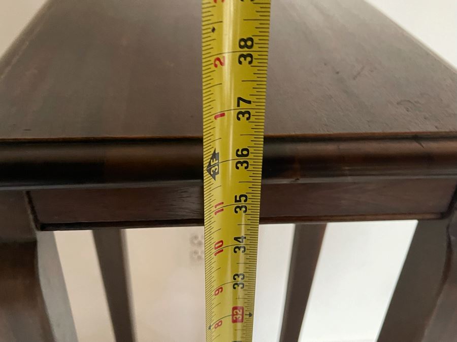 JUST ADDED - Wooden Pedestal Table Fern Stand 13W X 13D X 36H [Photo 8]