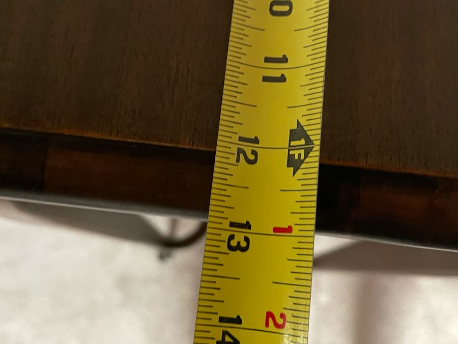 JUST ADDED - Wooden Pedestal Table Fern Stand 13W X 13D X 36H [Photo 7]