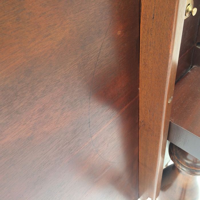 Vintage Tilt Top Chippendale Mahogany Table with Ball and Claw Feet [Photo 13]