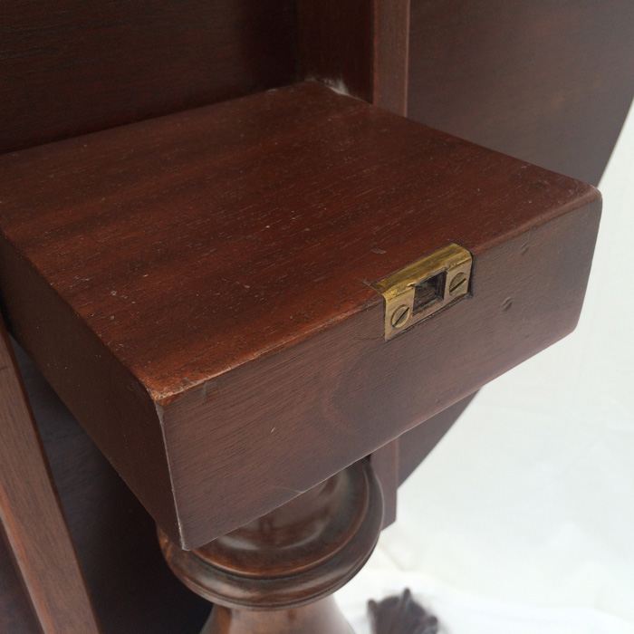 Vintage Tilt Top Chippendale Mahogany Table with Ball and Claw Feet [Photo 9]