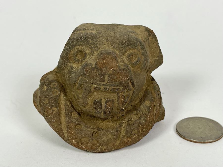 Old Carved Stone Artifact 3W X 2D X 2.5H [Photo 2]
