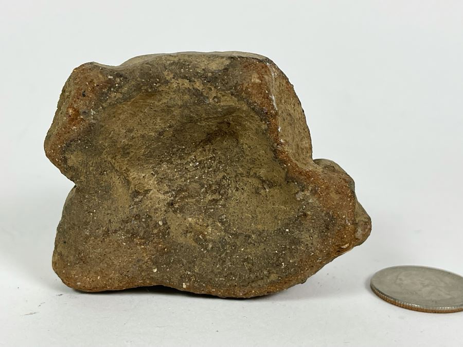 Old Carved Stone Artifact 3W X 2D X 2.5H [Photo 9]