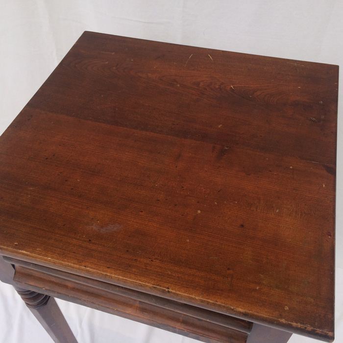 Antique Primitive End Table, Single Drawer [Photo 3]