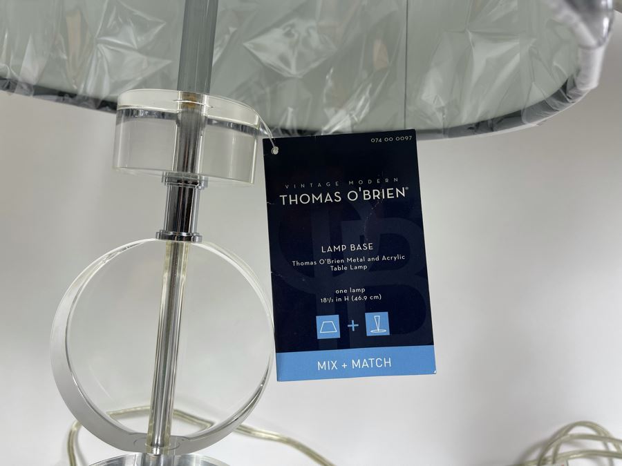 (3) Modern Table Lamps With Shades 22H-27H [Photo 6]