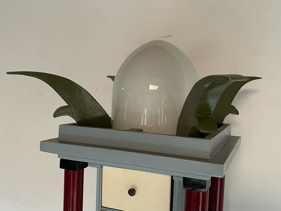 David Lavington (American, 1951–1995) Architectural Sculpture Tower From Music Tower Series With Working Light On Top 15'W X 6'8'H Retails $5,000 [Photo 7]