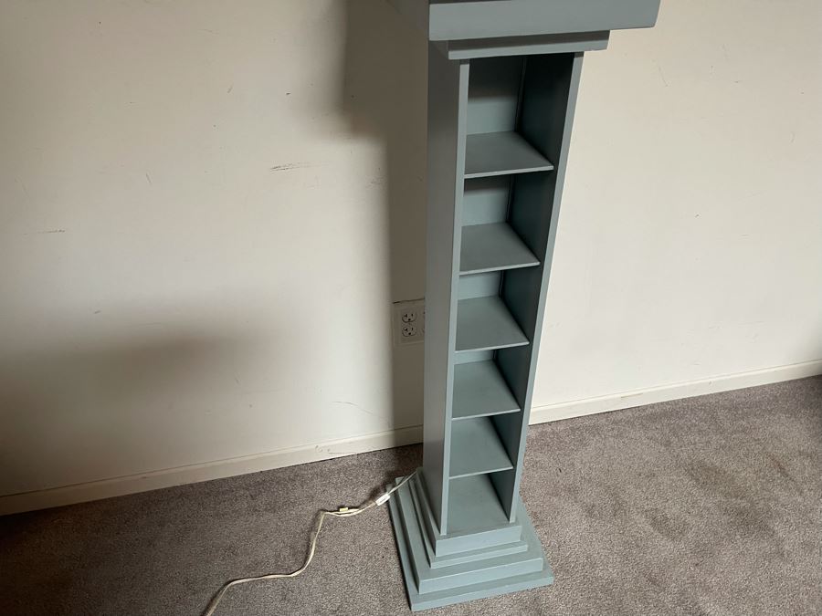 David Lavington (American, 1951–1995) Architectural Sculpture Tower From Music Tower Series With Working Light On Top 15'W X 6'8'H Retails $5,000 [Photo 10]