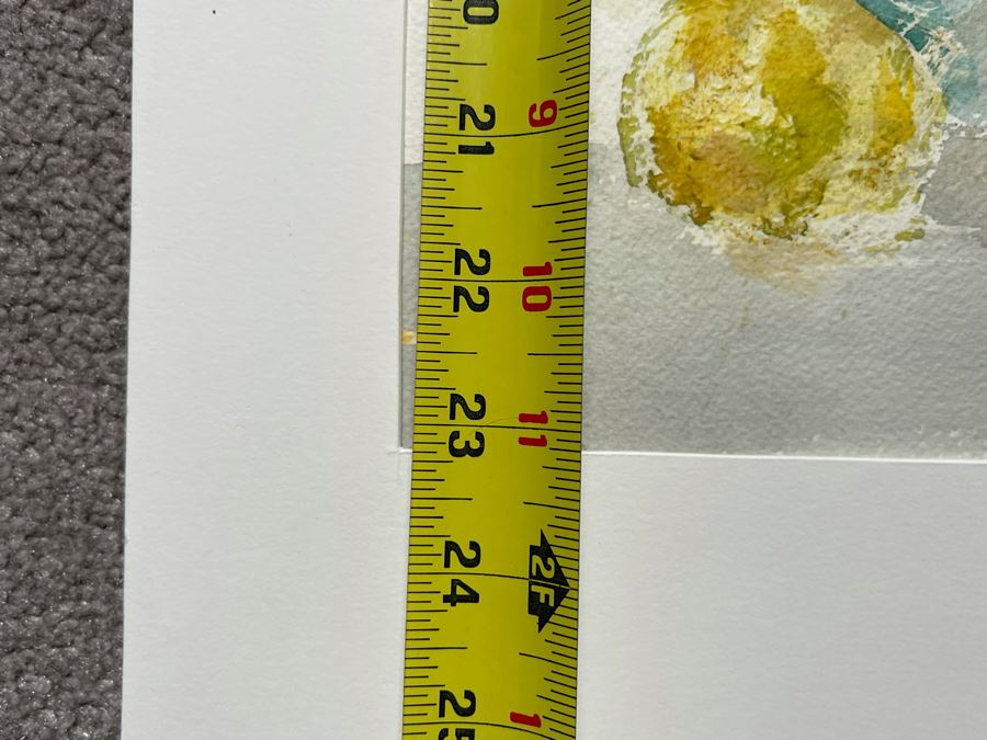 Original Jean Klafs Abstract Still Life Watercolor Painting On Paper 17 X 23 [Photo 11]