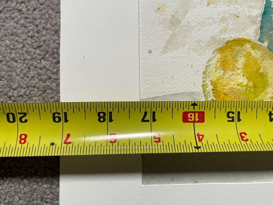 Original Jean Klafs Abstract Still Life Watercolor Painting On Paper 17 X 23 [Photo 10]