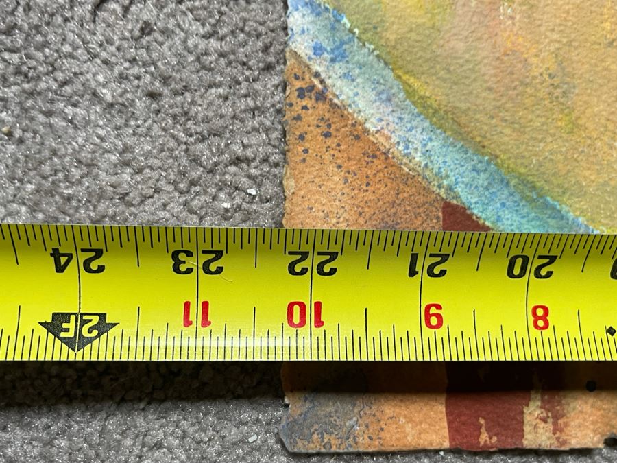 Original Jean Klafs Still Life Painting On Paper 22 X 15 [Photo 5]