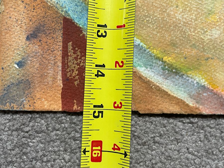 Original Jean Klafs Still Life Painting On Paper 22 X 15 [Photo 6]