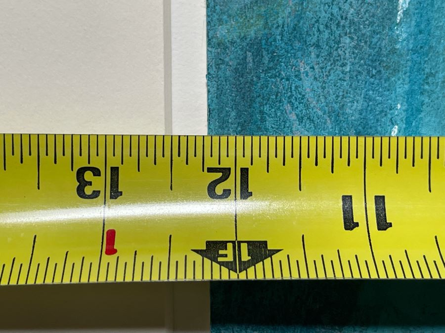 Original Jean Klafs Abstract Painting On Paper 12.5 X 16 [Photo 7]