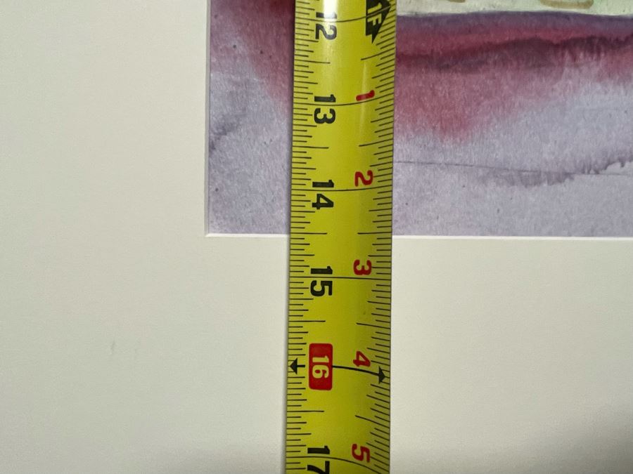 Original Jean Klafs Abstract Watercolor Painting On Paper 21 X 14.5 [Photo 11]