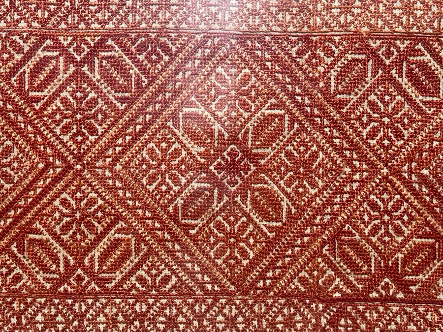 Framed Antique Textile 24 X 18 [Photo 7]