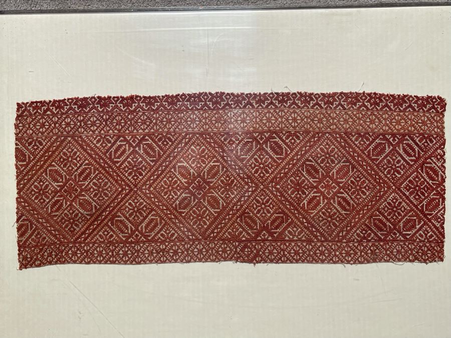 Framed Antique Textile 24 X 18 [Photo 3]