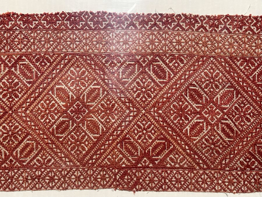 Framed Antique Textile 24 X 18 [Photo 4]