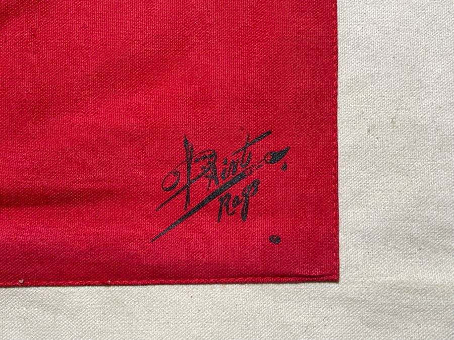 Hand Signed Jean Klafs Canvas Artwork Portfolio Tote Bag Signed JK For Jean Klafs 37W X 28H [Photo 4]