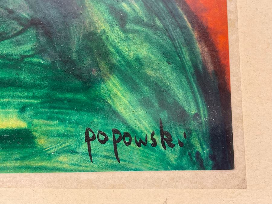 Original Stella Popowski Abstract Artwork With Artist Notes Titled 'It Doesn't Matter Who's Right But What's Right' 8 X 11 [Photo 9]