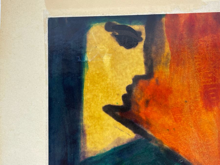 Original Stella Popowski Abstract Artwork With Artist Notes Titled 'It Doesn't Matter Who's Right But What's Right' 8 X 11 [Photo 4]