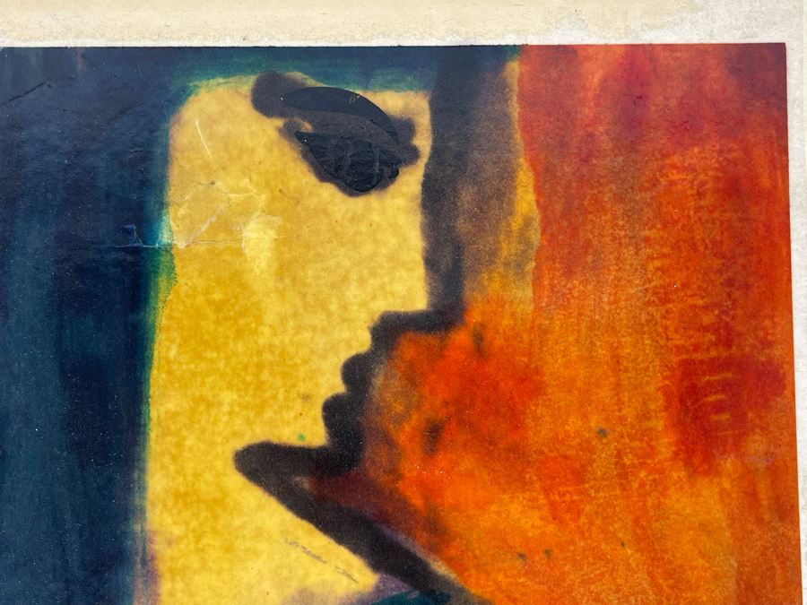 Original Stella Popowski Abstract Artwork With Artist Notes Titled 'It Doesn't Matter Who's Right But What's Right' 8 X 11 [Photo 7]