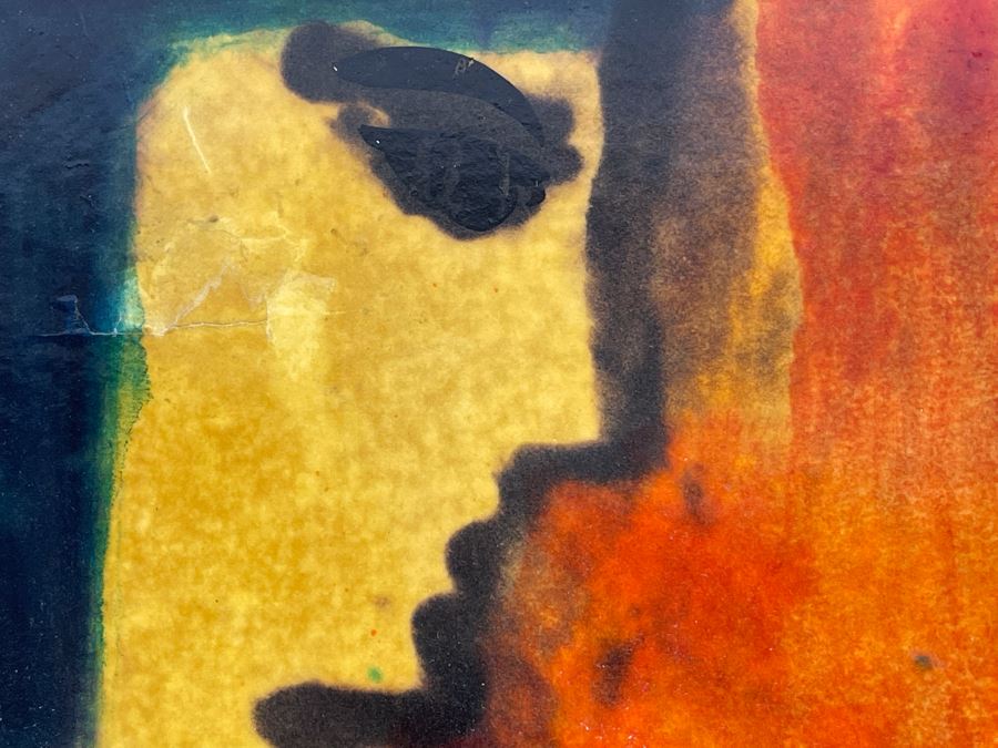 Original Stella Popowski Abstract Artwork With Artist Notes Titled 'It Doesn't Matter Who's Right But What's Right' 8 X 11 [Photo 6]