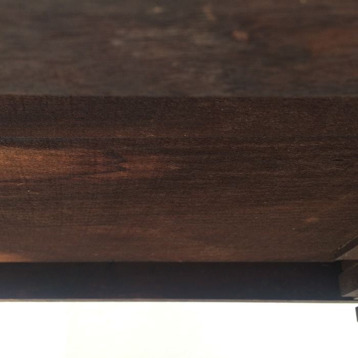 Antique Sewing Harp Table, Two Drawers, Mahogany [Photo 12]