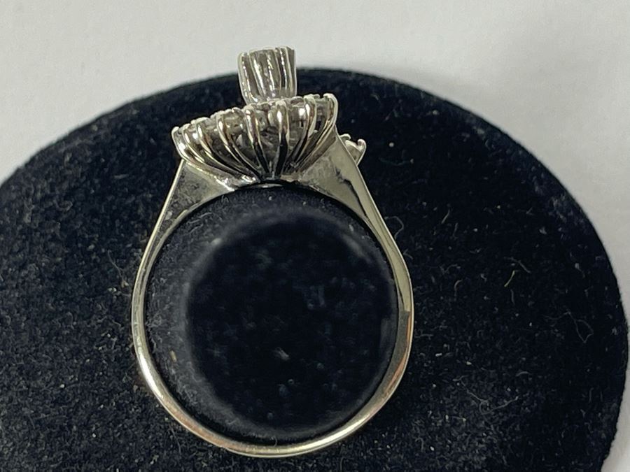 14K Gold Diamond Ring Size 7.5 3.3g FMV $450 Retail $1,350 [Photo 9]