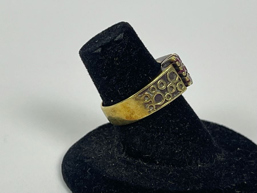 14K Gold Ruby Ring Size 6 5.5g FMV $300 Retail $900 [Photo 4]