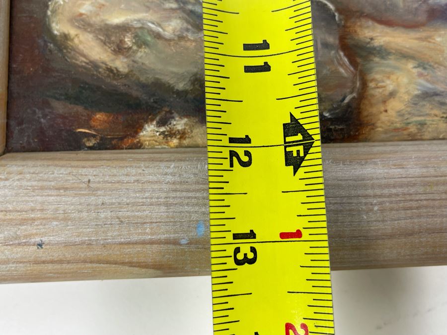 Original Joan Lohrey Abstract Oil Painting On Canvas Titled 'River' From The San Clemente Arts & Crafts Club 16 X 12 Retails $600 [Photo 10]