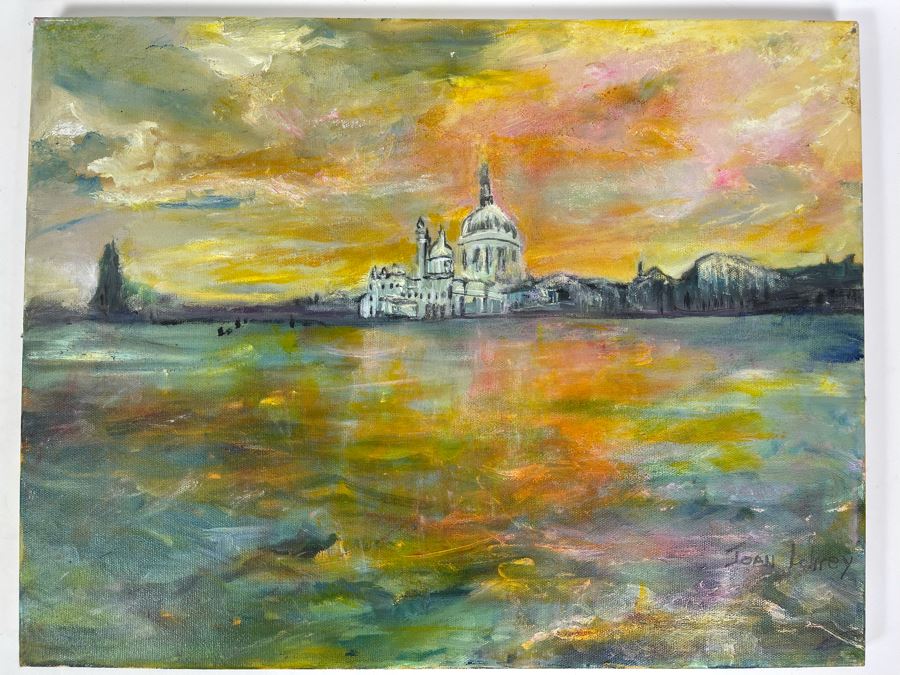 Original Joan Lohrey Oil Painting On Canvas 18 X 14 [Photo 2]